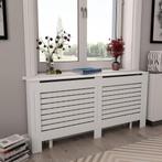 vidaXL Radiatorombouwen 2 st 172x19x81,5 cm MDF wit, Doe-het-zelf en Verbouw, Verwarming en Radiatoren, Verzenden, Nieuw