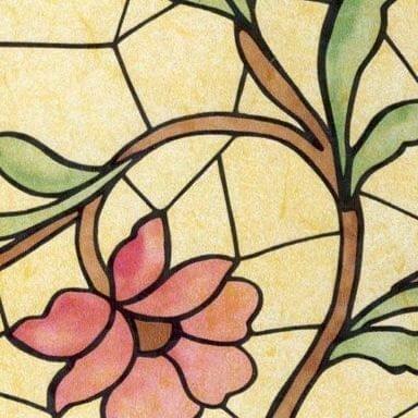 Raamfolie, glasfolie, bloem (90cm), Doe-het-zelf en Verbouw, Zeil en Folie, Nieuw