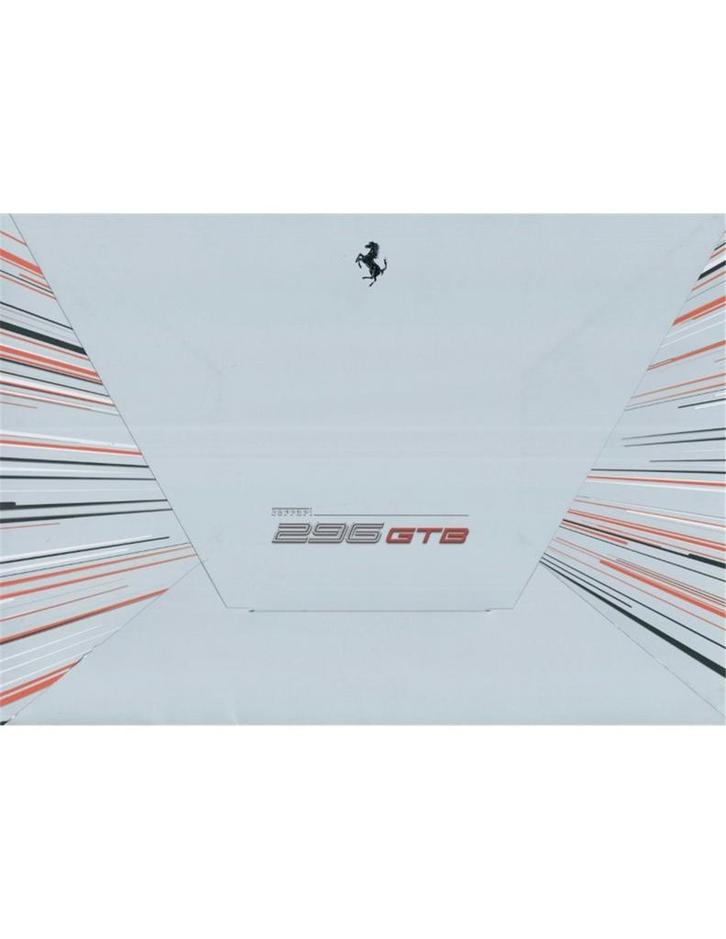 2022 FERRARI 296 GTB PORTFOLIO ENGELS, Boeken, Auto's | Folders en Tijdschriften, Ferrari