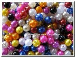 Parels rijgparels Rainbow 8-10 mm 50 g, Huis en Inrichting, Woonaccessoires | Kunstplanten en Kunstbloemen, Nieuw, Ophalen of Verzenden