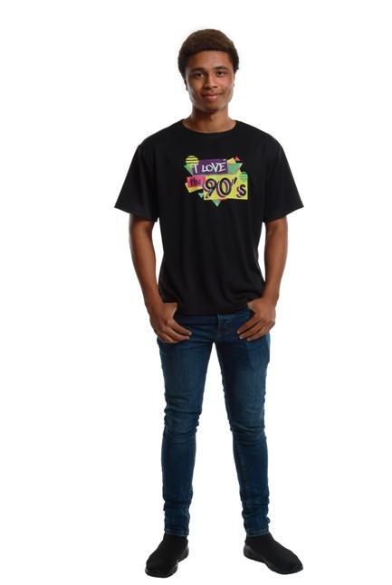 I love the 90s T-Shirt Heren Zwart, Kleding | Heren, Carnavalskleding en Feestkleding, Nieuw, Ophalen of Verzenden