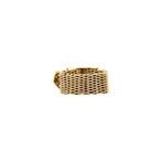Gouden riem ring met diamant 18 krt, Nieuw, Ophalen of Verzenden