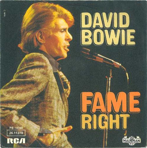 vinyl single 7 inch - David Bowie - Fame, Cd's en Dvd's, Vinyl Singles, Zo goed als nieuw, Verzenden