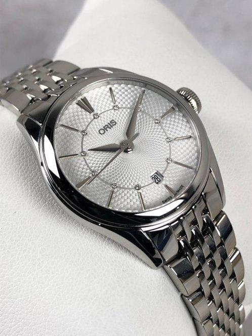 Oris - Artelier Date Diamonds Automatic - 01 561 7722, Sieraden, Tassen en Uiterlijk, Horloges | Heren