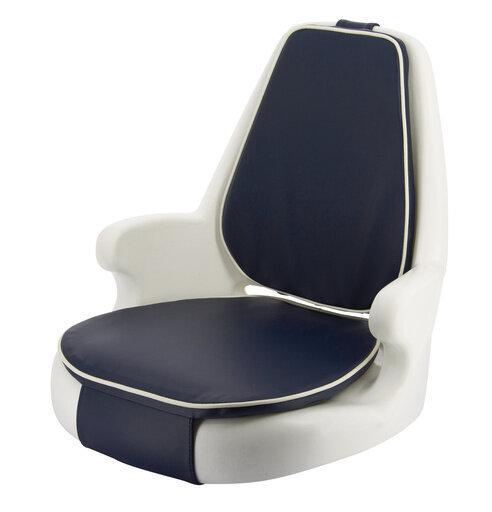 VETUS Stuurstoel Captain seat met blauwe kussens, Watersport en Boten, Accessoires en Onderhoud, Verzenden