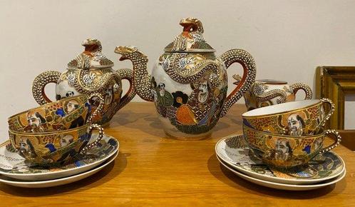 Tradicional Antiguo de Porcelana Japonesa Satsuma -, Antiek en Kunst, Antiek | Meubels | Tafels