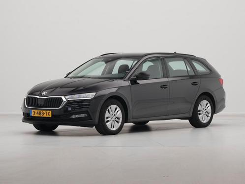 Zakelijke Lease |  Škoda Octavia Combi 1.0 e-TSI 110pk DSG B, Auto's, Skoda, Dealer onderhouden, Lease, Zwart, Automaat, Stationwagon