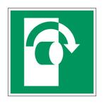 Draai in wijzerzin om te openen pictogram, Diversen, Verzenden, Nieuw