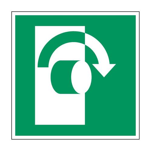 Draai in wijzerzin om te openen pictogram, Diversen, Verpleegmiddelen, Verzenden