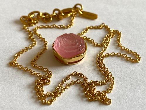 René Lalique - Pivoine - Gepoederd in goud, kristal -, Antiek en Kunst, Antiek | Glas en Kristal