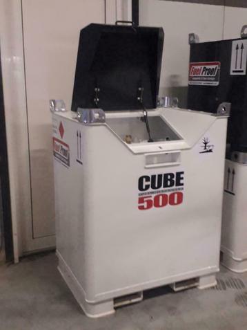Voorraad actie 500 Ltr Fuel cube IBC tanks