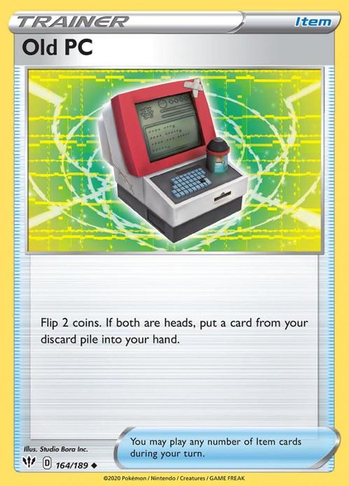 Old PC 164/189 Darkness Ablaze, Hobby en Vrije tijd, Verzamelkaartspellen | Pokémon, Losse kaart, Nieuw, Foil, Ophalen of Verzenden