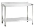 Bartscher Werktafel 600 | B1200 mm | RVS | Met Opstaande Ran, Ophalen of Verzenden, Nieuw in verpakking