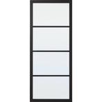 Cando binnendeur BRADFORD 78x201,5 (Stomp, Blankglas), Minder dan 80 cm, Binnendeur, Nieuw, Ophalen of Verzenden