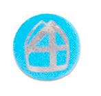 Mijterbutton Turquoise, Diversen, Verzenden, Nieuw