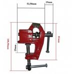 Benson Compacte mini-bankschroef - klemmend - 25 mm - rood, Ophalen of Verzenden, Nieuw