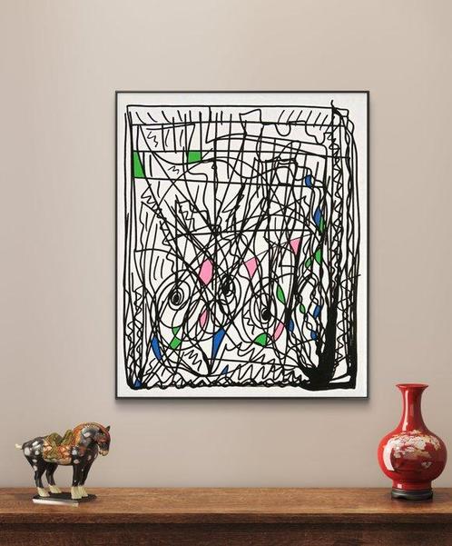 Sergio Romero - Código De Luz SRJ263, Antiek en Kunst, Kunst | Schilderijen | Modern