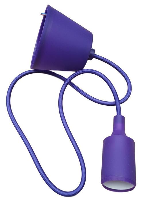 LED lamp DIY | pendel hanglamp - strijkijzer snoer | E27 sil, Huis en Inrichting, Lampen | Hanglampen, Nieuw, Verzenden