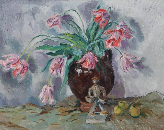 Dirk Filarski (1885-1964) - Tulpen, Antiek en Kunst, Kunst | Schilderijen | Klassiek
