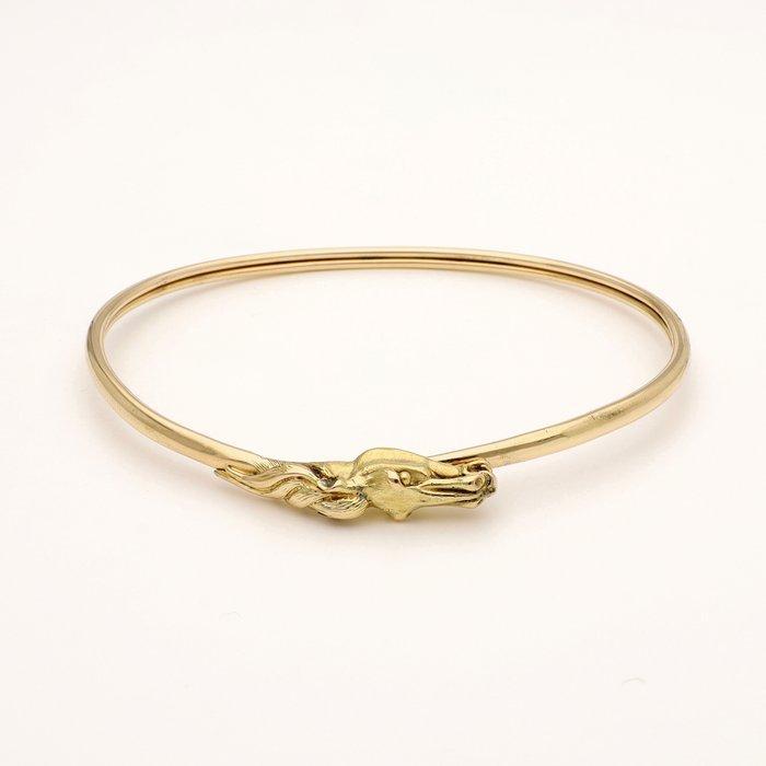 Armband - 18 karaat Geel goud - Paard, Sieraden, Tassen en Uiterlijk, Armbanden