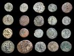 Romeinse Rijk Lote 20 monedas Æ acuñadas entre los siglos, Postzegels en Munten