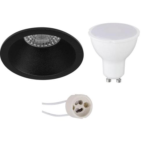 Voordeelset LED Spot Set - Pragmi Pollon Pro - GU10 Fitting, Huis en Inrichting, Lampen | Spots, Plafondspot of Wandspot, Nieuw