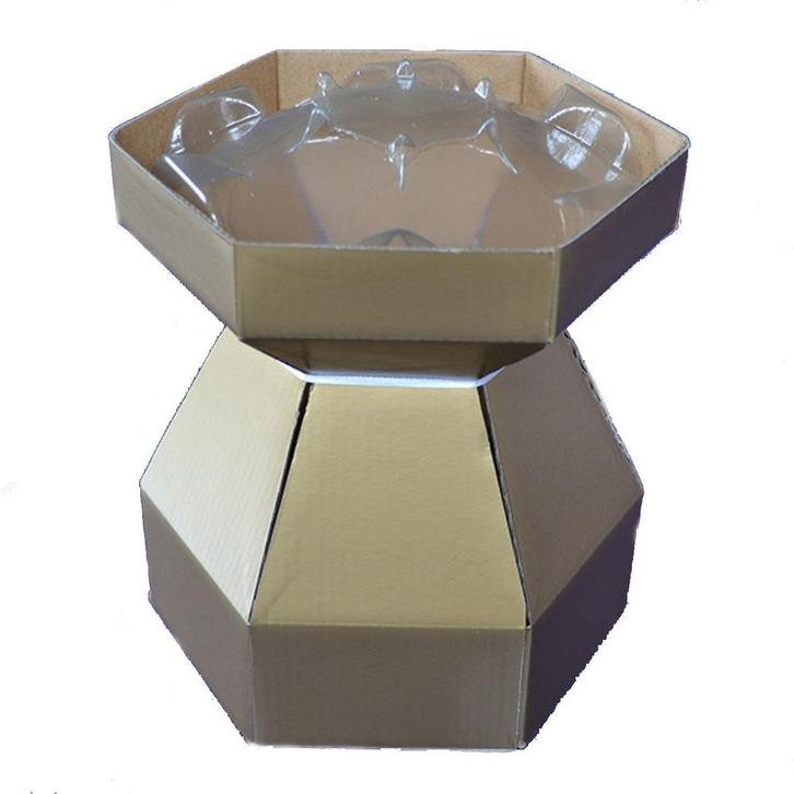 Cupcake Doos Boeket Goud Ø18x19cm, Hobby en Vrije tijd, Taarten en Cupcakes maken, Nieuw, Verzenden