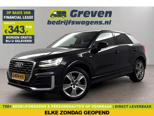 Audi Q2 35 TFSI 150PK S Line LED Carplay Clima Cruise PDC, Auto's, Audi, Automaat, Benzine, Zwart, Verzenden