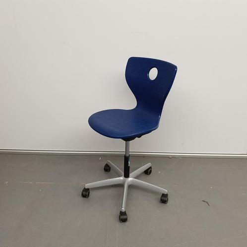 VS / Verner Panton ergonomische wiebel werkstoel - blauw kun, Huis en Inrichting, Stoelen, Ophalen of Verzenden