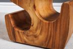 Sculpturaal wijnrek ARTE 100cm natuurlijk suarhout, Ophalen of Verzenden, Nieuw