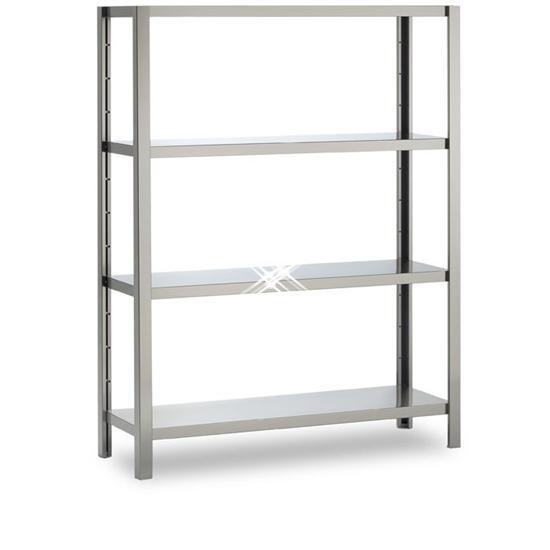 Rvs stelling 4 hoog 1500x400x1800 mm, Zakelijke goederen, Horeca | Meubilair en Inrichting, Nieuw in verpakking, Verzenden