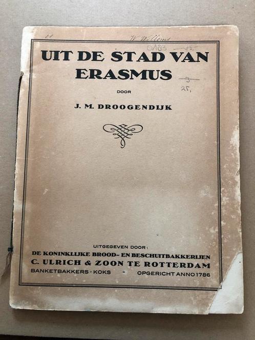 Plakplaatjes-Album - Uit de Stad van Erasmus - 1929, Boeken, Prentenboeken en Plaatjesalbums, Plaatjesalbum, Gelezen, Ophalen of Verzenden