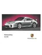 2003 PORSCHE 911 GT2 INSTRUCTIEBOEKJE DUITS, Auto diversen, Handleidingen en Instructieboekjes