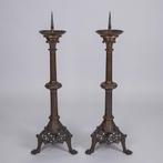 Kandelaren, 19e-eeuw - Brons - 1850-1900, Antiek en Kunst