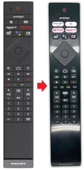 Alternatieve Philips 996592007461 afstandsbediening, Audio, Tv en Foto, Afstandsbedieningen, Verzenden