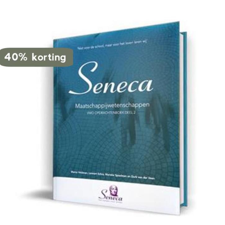 Seneca maatschappijwetenschappen vwo opdrachtenboek deel 2, Boeken, Schoolboeken, Zo goed als nieuw, Verzenden
