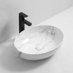 SALE - Grevo 52 - Glans marmer - Waskom -  -  - Keramiek -, Doe-het-zelf en Verbouw, Sanitair, Ophalen of Verzenden, Nieuw