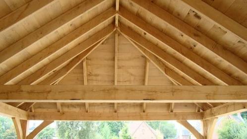 Eiken palen 20x20cm fijn gezaagd, Doe-het-zelf en Verbouw, Hout en Planken, Nieuw, Ophalen of Verzenden