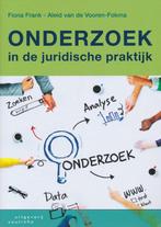 9789046906712 Onderzoek in de juridische praktijk, Verzenden, Zo goed als nieuw, Fiona Frank