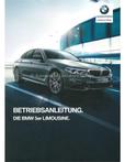 2018 BMW 5 SERIE LIMOUSINE INSTRUCTIEBOEKJE DUITS