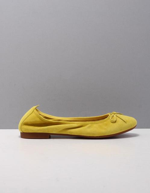Si haniya ii ballerina's dames geel  2316350 lemon suede 38, Kleding | Dames, Schoenen, Nieuw, Verzenden