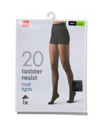 HEMA Panty anti-ladder 20 denier zwart, Kleding | Dames, Leggings, Maillots en Panty's, Verzenden, Nieuw, Zwart