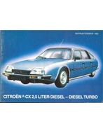 1984 CITROËN CX DIESEL TURBO INSTRUCTIEBOEKJE ZWEEDS, Auto diversen, Handleidingen en Instructieboekjes