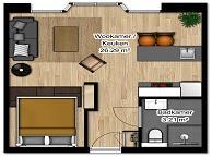 Studio Spaklerweg in Amsterdam, Huizen en Kamers, Huizen te huur, Noord-Holland, Overige soorten