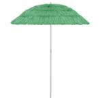 vidaXL Strandparasol Hawaï 180 cm groen, Tuin en Terras, Parasols, Verzenden, Nieuw, 1 tot 2 meter, Strandparasol