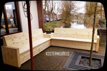 Houten Hoekbanken, div. Modellen in alle maten te bestellen beschikbaar voor biedingen