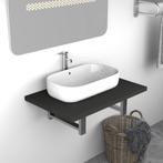 vidaXL Badkamermeubel 60x40x16,3 cm grijs, Verzenden, Nieuw, Minder dan 100 cm
