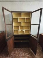 Boekenkast - Walnoot - Boekhandel met vitrine 1820