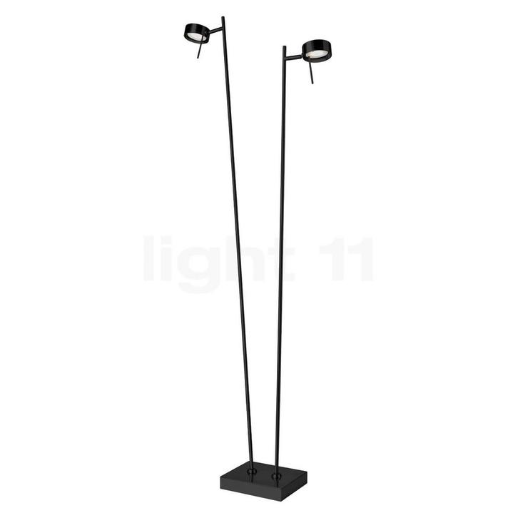 Sompex Bling Vloerlamp LED 2-lichts, zwart (Staande lampen), Huis en Inrichting, Lampen | Vloerlampen, Nieuw, Verzenden