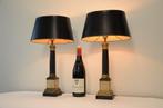 Tafellamp (2) - Elegant paar empire-stijl tafellampen. -, Antiek en Kunst